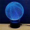 3D Colorful Basketball Model Touch Switch LED Table Lamp