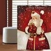 180 x 180cm Santa Claus 3D Printing Shower Curtain