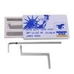 LOCKMALL Portable Lock Pick Practice Tool Kit for Locksmith 8PCS