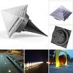 BRELONG Sensor Solar Ground Lights Pyramid Shaped Underground Buried Light Outdoor Garden Lawn Path Lamp 1PC