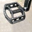 shanmashi MG 5051 2PCS Flat Bicycle Pedals Magnesium Alloy, Black