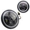7inch Round Beam Headlights Halo Angle Eyes For Jeep 97-15 Wrangler JK/TJ/LJ