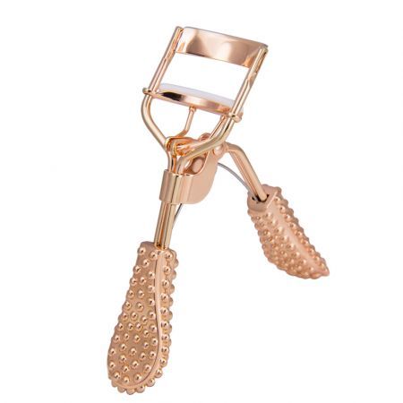 Maketop Rose Gold Eyelash Curler with Advanced Silicone Pressure Pad