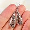 Carve Patterns Or Designs on Woodwork Restoring Ancient Ways Drop Earrings Bohem
