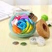 Color Change Eternal Rose Soap Flower Luminous Bottle Decorative Light