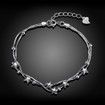 925 Pure Silver Romantic Star Bracelet