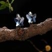 Crystal Butterfly S925 Sterling Silver Earrings