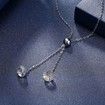 S925 Sterling Silver Round Bead Pendant Sterling Silver Necklace