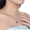 S925 Sterling Silver Heart Sterling Silver Necklace