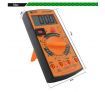 BEST-9205M+ 2.6" LCD Digital Multimeter - Black + Reddish Orange