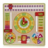 Multifunctional Clock Calendar Board Cognitive Training Toy