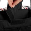 Shopping Trolley Foldable Cart Multi Terrain Aluminium Dolly Grocery Waterproof Storage Bag Tri-Wheel Black