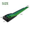 2.5M Golf Putting Mat Indoor Putting Greens Golf Practice Mat with Auto Ball Return