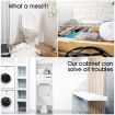 Over the Toilet Storage Cabinet Shelf Bathroom Organiser Stand White