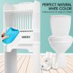 Over the Toilet Storage Cabinet Shelf Bathroom Organiser Stand White