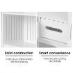 Over the Toilet Storage Cabinet Shelf Bathroom Organiser Stand White