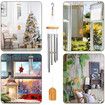 Wind Chimes Outdoor, with 6 Aluminum Tubes Wooden Wind Bell Memorial Wind Chimes