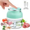 Electric Mini Garlic Chopper,Free Spice Chopper USB Charging Mini Portable Electric for Vegetables Fruits Nuts Pepper Onio Garlic