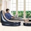 Inflatable Deck Chair Lounger Sofa for Indoor Living Room Bedroom, Outdoor Travel Camping Picnic