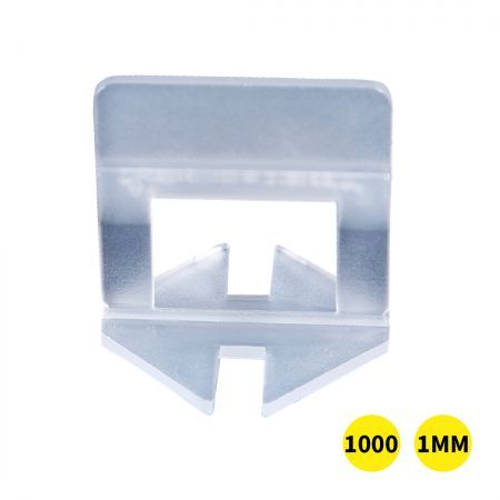 2000x 1MM Tile Leveling System Clips Levelling Spacer Tiling Tool Floor Wall