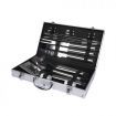 18Pcs Stainless Steel BBQ Tool Set Outdoor Barbecue Utensil Aluminium Grill Cook