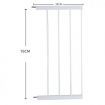 Baby Kids Pet Safety Security Gate Stair Barrier Doors Extension Panels 30cm WH