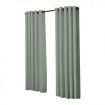 2x Blockout Curtains Panels 3 Layers Eyelet Room Darkening 180x230cm Grey