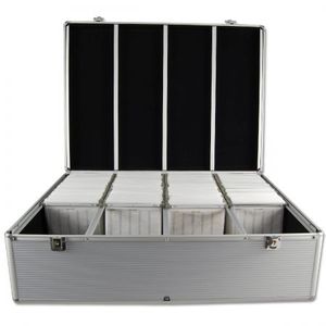 1000 Disc Aluminum Cd Dvd Storage Box Case