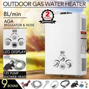 Maxkon 11 In 1 Portable Gas Water Heater For Showers