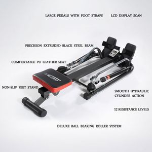 genki hydraulic exercise rowing machine