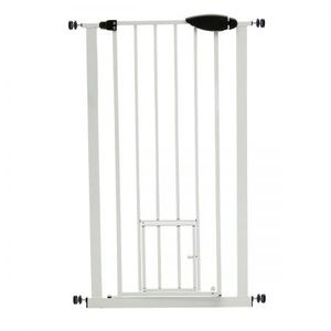 Pet Barrier Gate With Cat Door 65cm 72cm