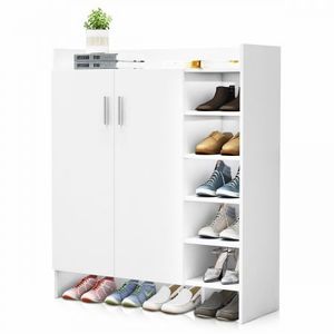 Modern Shoe Cabinet Rack Storage Cupboard Shelf Organiser With