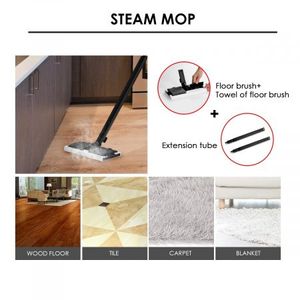 Maxkon 1 5l Steam Cleaner Mop 13 In 1 High Pressure Floor Window