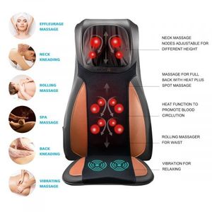 Full Body Neck Back Massager Shiatsu Massage Chair Car Seat