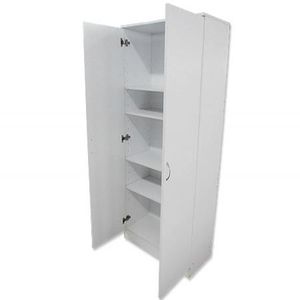 Freestanding Wardrobe Storage Unit White