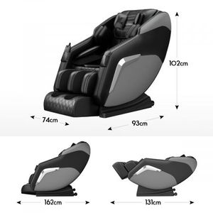 Homasa black full body massage chair zero gravity recliner Clearance