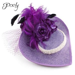 purple hats and fascinators