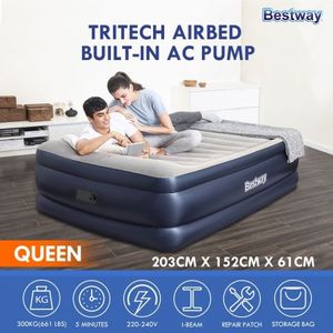 bestway queen size air bed