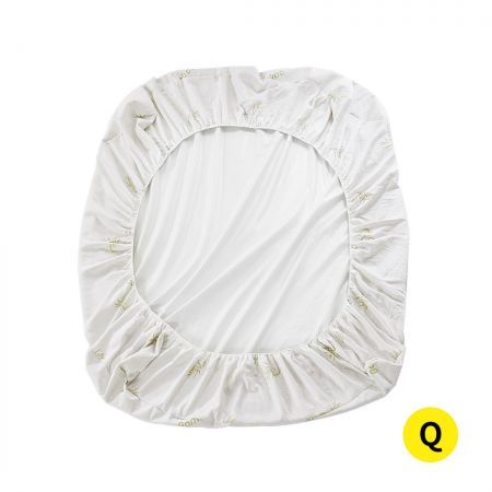 DreamZ Mattress Protector Topper 70% Bamboo Hypoallergenic Sheet Cover Queen