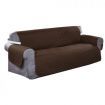 Sofa Cover Couch Lounge Protector Quilted Slipcovers Waterproof Coffee 335cm x 218cm