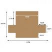 Sofa Cover Couch Lounge Protector Quilted Slipcovers Waterproof Ginger 335cm x 218cm