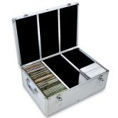 500 Discs Aluminium CD DVD Cases Bluray Lock Storage Box Organizer Free Inserts