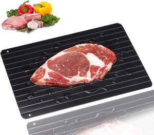 No Microwave -Premium Quality Meat Defroster Tray No Electricity Large Size Rapid Thawing Plate for Frozen Meat Natural Eco-Friendly Express Defrosting Tray 