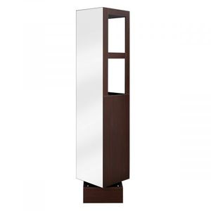 360 Degree Swivel Bookcase Cabinet, Display It Rotating Bookcase With Mirror