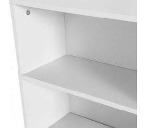 White Computer Desk Bookshelf