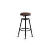 2x Levede Rustic Industrial Bar Stool Kitchen Stool Barstool Swivel Dining Chair