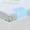 DreamZ 8cm Thickness Cool Gel Memory Foam Mattress Topper Bamboo Fabric King