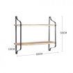 Levede Floating Shelves Brackets Display Shelf Bookshelf Wall Mount Rack Storage