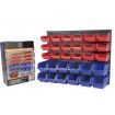 30 Bins Garage Workshop Wall Mounted Tool Box Small Parts Storage Organiser Rack