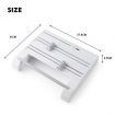 6in1 Wall Mounted Kitchen Rack Towel Holder Foil Roll Organizer Film Dispenser